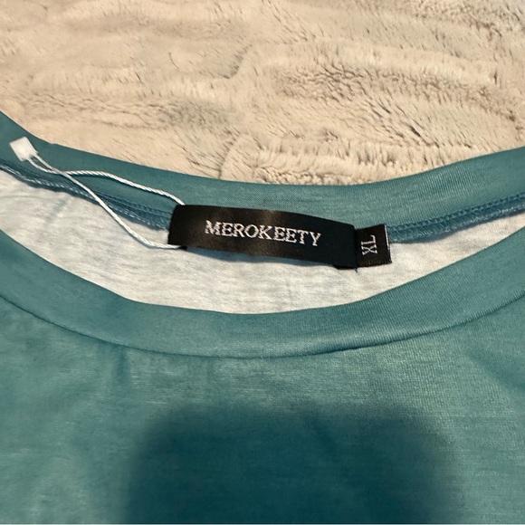 Cap Sleeve Striped Tee - Picture 3 of 4